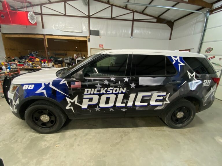 Dickson Police Cruiser Wrap