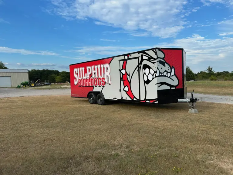 Sulphur Bulldogs Trailer Wraps