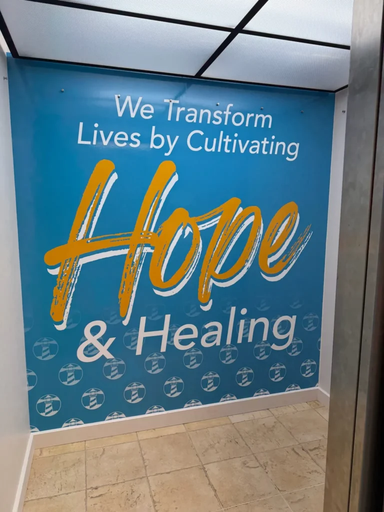 Lighthouse Behavioral Health Wall Wrap: Bringing Purpose to Every Surface