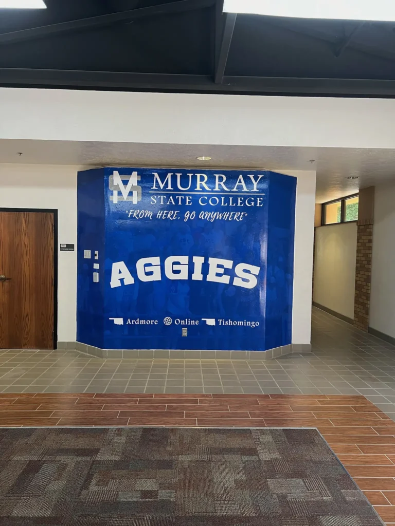 Murray State College Photo Wall: A Backdrop for Aggie Pride